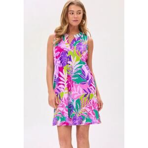 The Lizzy Tank Dress In Magenta By Dear Scarlett size 2X